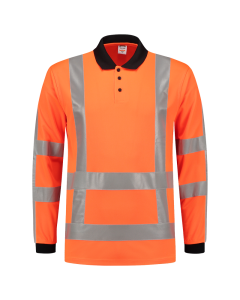 TRICORP Poloshirt EN ISO 20471 Birdseye, Langarm