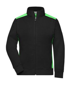 James&Nicholson - Ladies´ Workwear Sweat Jacket - COLOR -
