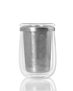 Adhoc Teeglas mit Teefilter FUSION GLASS
