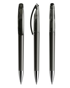 Prodir DS3.1 TTC Transparent mit verchromter MetallspitzeAnthrazit transparent