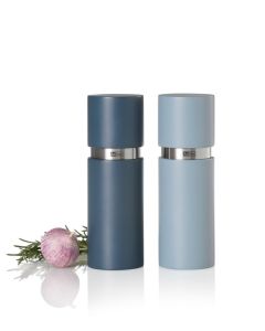 Adhoc Pfeffer und Salzmühle Textura Blau
