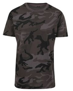 Build Your Brand - Camo Round Neck Tee