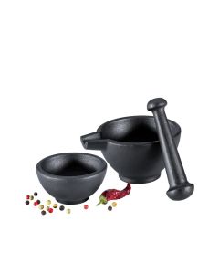 Zassenhaus Mörser 3er Set Gusseisen 10cm