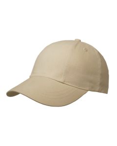 Brushed 6 Panel Cap, Turned Top