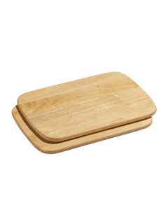 Zassenhaus Frühstücksbretter 2er Set hell 28cm