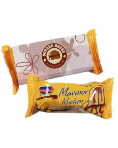 Mini-Marmorkuchen im Werbeschuber