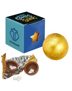 Heiße Schokoladen im Promo-Würfel