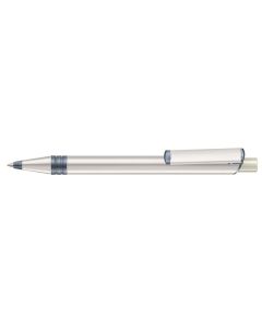 RECYCLED PET PEN ALUMA transparent, grau