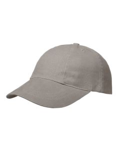 Brushed 6 Panel Cap, Turned Top