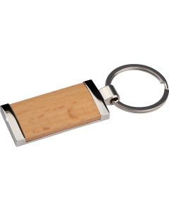 Schlüsselanhänger mit Holzstück