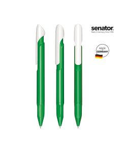 senator® Evoxx Duo Polished Recycled Druckkugelschreiber, weiß