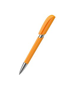 Klio-Eterna - Push high gloss Mn - Druckkugelschreiberhellorange