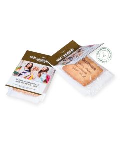 Bedruckter Vanille-Butterkeks mit Faltkarte