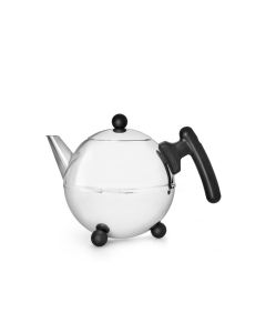 Teekanne Duet® Bella Ronde 0,75L, schwarze Beschläge
