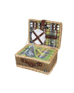 Cilio Picknick-Korb MELANO hellbraun