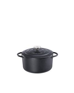 Küchenprofi Bratentopf rund 24cm schwarz