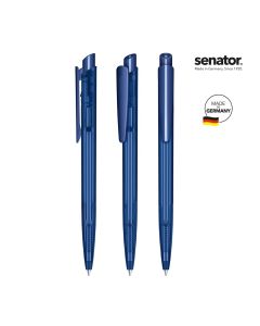 senator® Dart Clear  Druckkugelschreiber, weiß