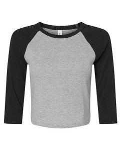 Bella - Women´s Micro Rib 3/4 Raglan Baby Tee