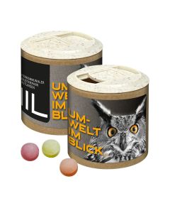 Papier-Werbedose Bären Company Bonbons