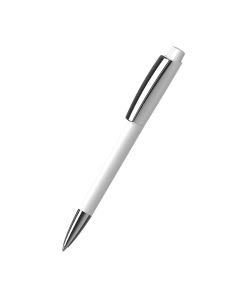 Klio-Eterna - Zeno softtouch/high gloss MMn - Druckkugelschreibersofttouch weiss