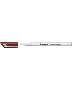 STABILO Universal-Pen permanent Folienschreiber, weiß/braun