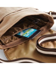 Quadra Vintage Canvas Messenger