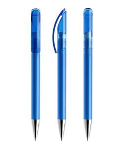 Prodir DS3TTC Transparent mit verchromter MetallspitzeSky transparent
