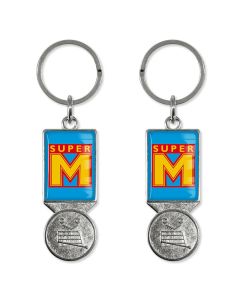 Coiny Metal 2, lagernd mit 4c Doming 30 x 22 mm 2-stg.