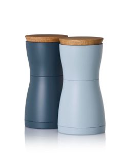 Adhoc Pfeffer und Salzmühle Twin Set dunkelundhellblau