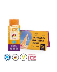 Werbekarte Long, Zebrastic Ice