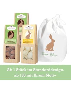 3 Ostersnacks im Baumwollsäckchen