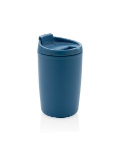 GRS recycelter PP-Becher mit Flip-Deckel
