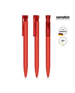 senator® Liberty Matt Recyceld Druckkugelschreiber, schwarz