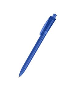 Klio-Eterna - Qube transparent - Druckkugelschreiberblau transparent