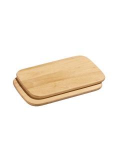 Zassenhaus Frühstücksbretter 2er Set hell 26cm