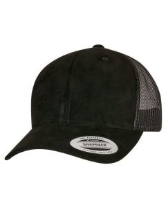 FLEXFIT - Suede Leather Trucker Cap