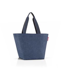 shopper M herringbone dark blue