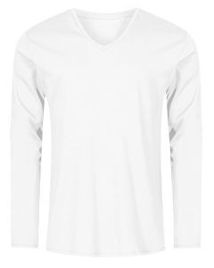 X.O by Promodoro - Men´s V-Neck T-Shirt Long Sleeve