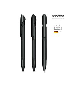 senator® Evoxx Polished Recycled Druckkugelschreiber, weißblack-5-p