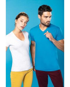 Kariban Herren-T-Shirt Bio150 mit V-Ausschnitt