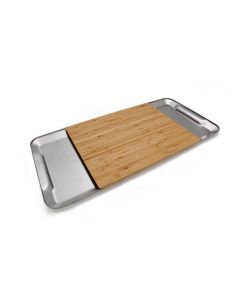magisso Schneidebrett CUTTING BOARD COLLECT mit Edelstahlschalen