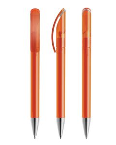 Prodir DS3TFS Gefrostet mit satinierter MetallspitzeOrange gefrostet