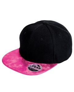 Result Headwear - Bronx Flat Glitter Peak Snapback Cap