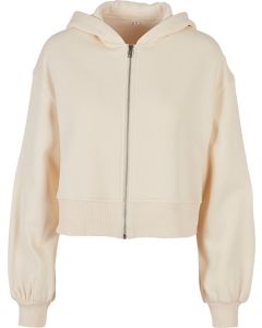 Build Your Brand - Ladies Short Oversized Zip Jacket