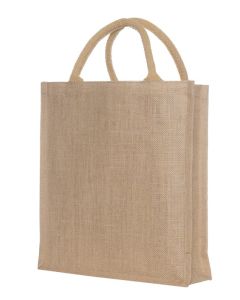 Jute-Blocktasche M Natural
