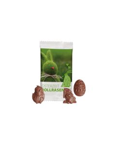 Schokoladen-Osterfigur in Tüte