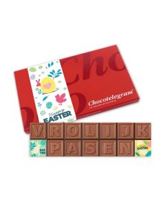 Chocotelegramm 14 “Frohe Ostern” (140 Gramm)
