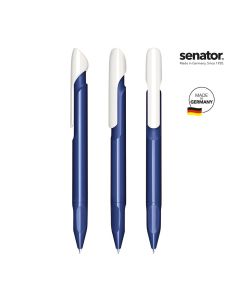 senator® Evoxx Duo Polished Recycled Druckkugelschreiber, weiß