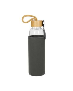 Glasflasche mit Hülle "Bamboo" 0,55 l