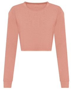 Just Ts - Women´s Long Sleeve Cropped T